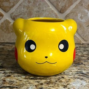 Pokemon Pikachu 3D Sculpted Ceramic Coffee Mug 16oz Yellow